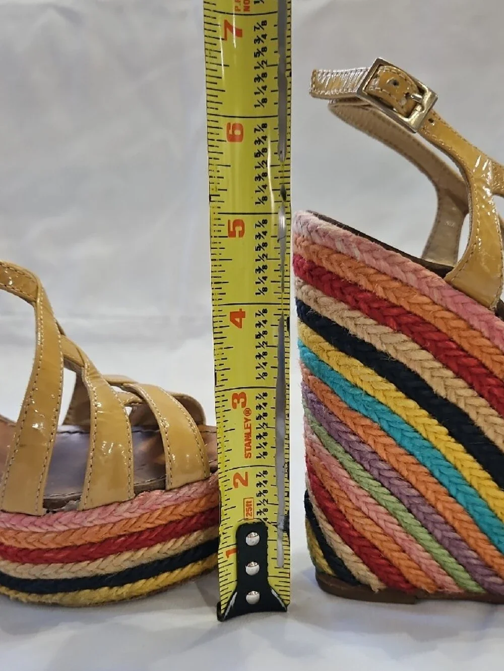 Kate Spade New York Lindsay Rainbow Espadrille Wedge Sandals